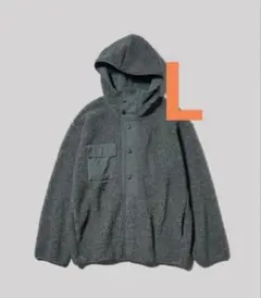 新品ENGINEERED GARMENTSボアフリーススナップパーカ　L