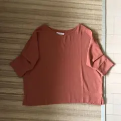 タイムセール☆&.NOSTALGIA くすみオレンジブラウスのサムネイル