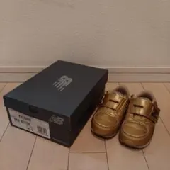 New Balance KV220GUI ゴールドグリッター 14.0スニーカー