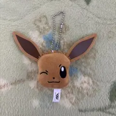 ポケットモンスターボールチェーン付きフェイスぬいぐるみ(イーブイ)