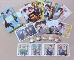 ホリミヤカフェ2019ポストカード＆コースター＆缶バッジセット