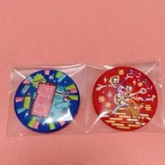 リメンバーミー　モンスターズインク　ディズニー　刺繍缶バッジ　2個　Disney