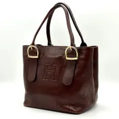 HIROFU ヒロフ オールレザー マチの広い トートバッグ ハンドバック