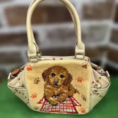 アーンジョーＥＪ犬の刺繍トートバッグのサムネイル