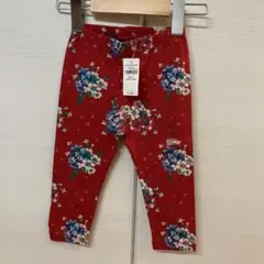 ★新品 タグ付き　Baby GAP お花柄　パンツ80★ストレッチあり