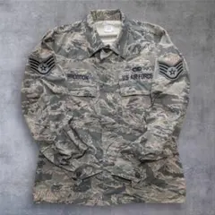 U.S.AIRFORCE 空軍 実物 迷彩 ミリタリージャケット ABU 40R