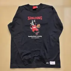 Basketball junky × SPALDING ロングTシャツ　Ｌ