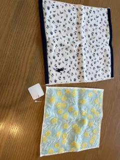 ラルフローレン花柄・水玉模様タオルハンカチ2枚セットのサムネイル