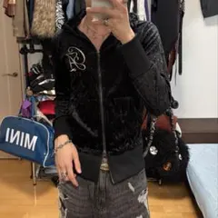 SESSION Leopard Layered Velour Hoodie 44 - メルカリ