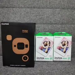 instax mini LiPlay エレガントブラック　フィルム40枚付き新品