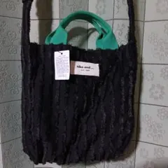 niko and... ショルダーバッグ 黒/緑