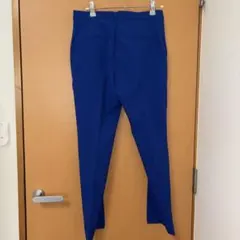 ミラオーウェン　スリムフィット ハイウエスト 青パンツ　未着用のサムネイル