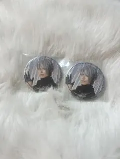 刀ミュ 十周年祝賀祭 山姥切長義 缶 バッジ 2個セット