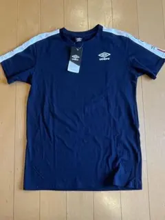 未使用タグ付　半袖Tシャツ アンブロ 160濃紺のサムネイル