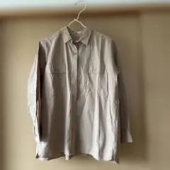 Mサイズ 長袖シャツ ベージュ