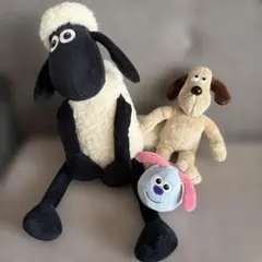 Shaun the Sheep ぬいぐるみ 3体セット