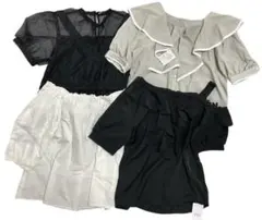 ❤️新品タグ付き❤️4点SET❤️シアー❤️パフスリーブ❤️シフォン❤️