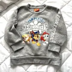 パウパトロール　トレーナー　グレー　110 nicxelodeon™ 入園準備のサムネイル