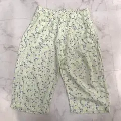 UNIQLO キッズ(女の子) ルームウェア パジャマ 130 イエロー 花柄