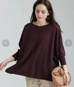 【グリーンレーベルリラクシング】手洗い可さらさらポンチョ 定価7920円