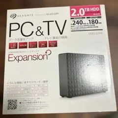 SEAGATE 2TB HDD USB 3.0 ブラック