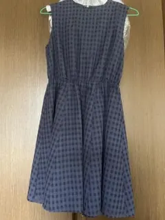 ユナイテッドアローズ　ワンピース　ネイビー　クリーニング済み