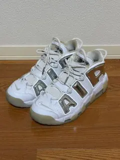 Nike Air More Uptempo ホワイト/メタリックシルバー