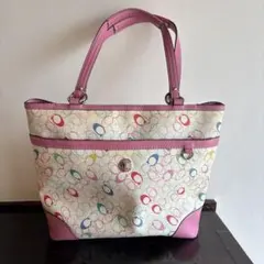 COACH コーチ　トートバッグ　ショルダーバッグ　ピンク