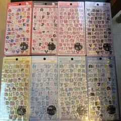 国内正規品 ボンボンドロップシール　サンリオ文字 8種セット　コンプリート