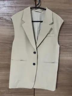 ジレ ショート丈