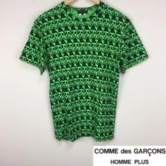 美品 コムデギャルソンオムプリュス 半袖Tシャツ グリーン サイズS