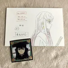 鬼滅の刃 無限列車編 原画ポストカード 時透無一郎 シール