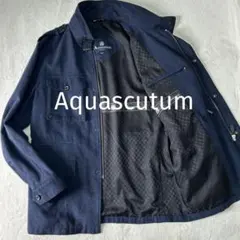 美品 アクアスキュータム フランネル M-65 フィールドジャケットMミリタリー