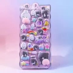 0505 おしりシール ぷにぷに マシュマロシール ぷくぷく 立体 3D 11