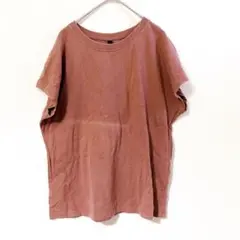 【UNIQLO】コットンリラックスフレンチスリーブT 半袖 カジュアル Tシャツ