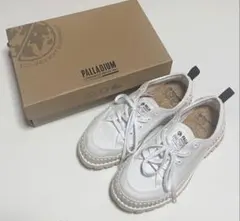 PALLADIUM スニーカー　白　25.5cm 美品　　箱付きのサムネイル