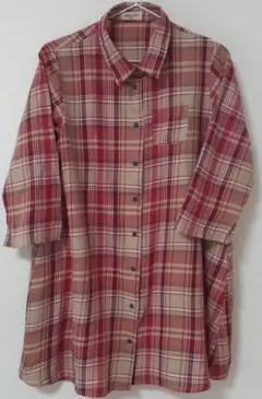 Samansa Mos2 チェック柄シャツ