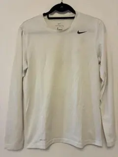 7*7様 Nike Dri-FIT ホワイトロングスリーブTシャツ