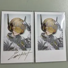 にじさんじ 緋八マナwelcomeグッズ チェキ 箔押し サイン レア