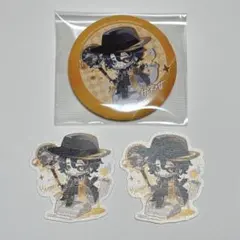 第五人格 オフイベ IJL 隠者 アルヴァ 缶バッジ シール ステッカー 金箔