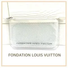 限定品！Fondation LouisVuittonクリアポーチドット柄ホワイトのサムネイル
