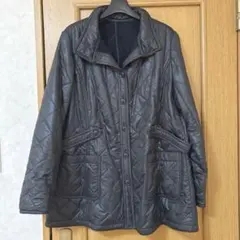 【新品】noa-ge キルティングジャケット 裏起毛 黒 LLサイズ