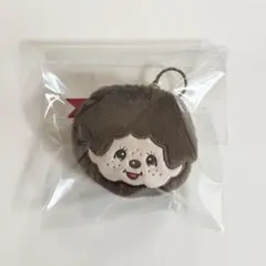 モンチッチ　キーホルダー　ガチャガチャ　フェイスぬいぐるみ　茶色　モンチッチくん