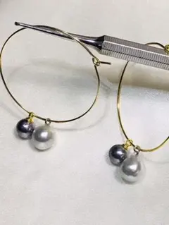 あこや貝本真珠ピアス