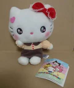 ゆるかわ サンリオキャラクターズ ぬいぐるみ チョコケーキ ハローキティ