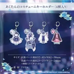 あくたんのコスチュームキーホルダー　ばら売り