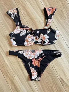 ROXY フラワープリント ビキニ セパレート水着