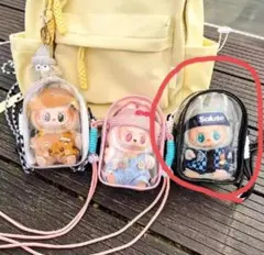 ラブブ LABUBU バッグ 推し 持ち運べる ポーチ 汚れ予防 どこでも一緒