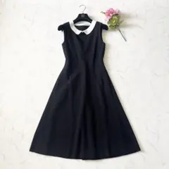 【定価10万】フォクシー SWALLOW ニットワンピース ドレス バイカラーM