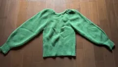 VIS ニット　バルーンスリーブニット　Fサイズ